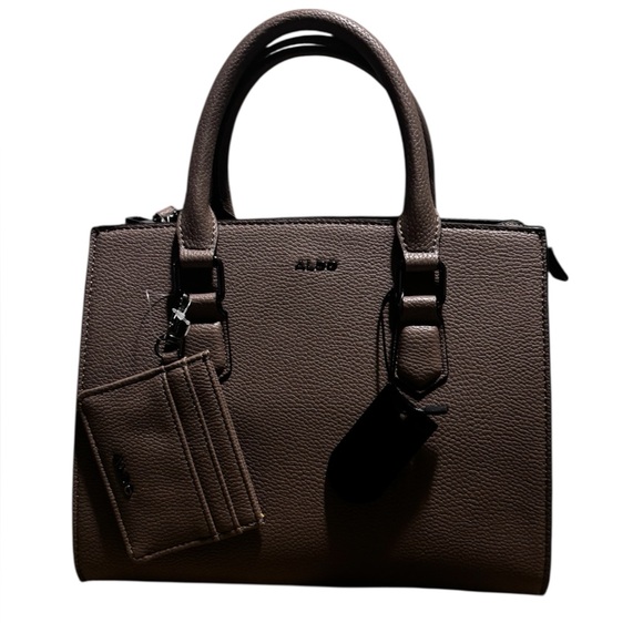 Aldo Handbags - Aldo Taupe Handbag with Card Holder